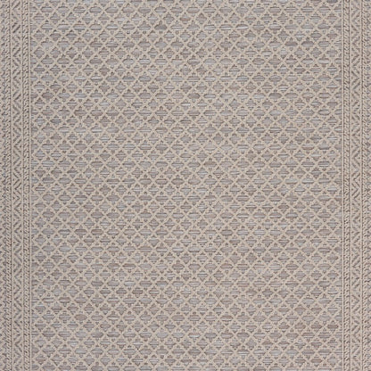 5' X 7' Gray Indoor Outdoor Area Rug