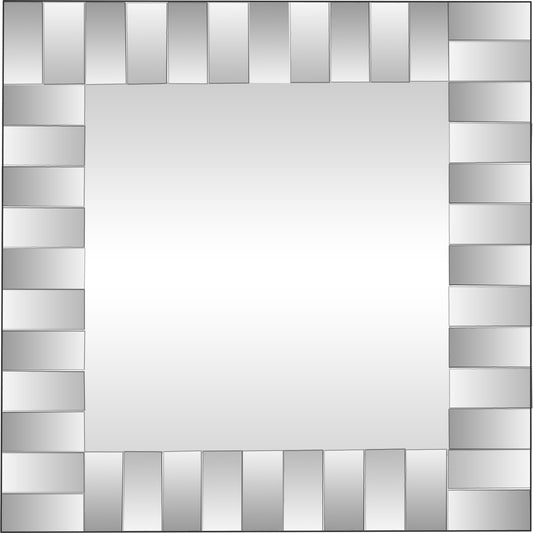 Clear Square Accent Glass Mirror