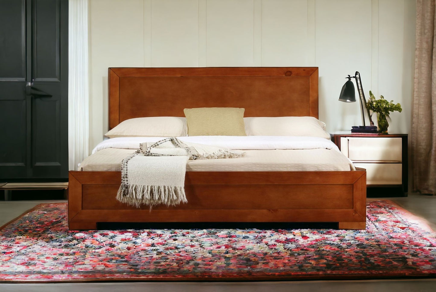 Solid Wood Twin Platform Bed