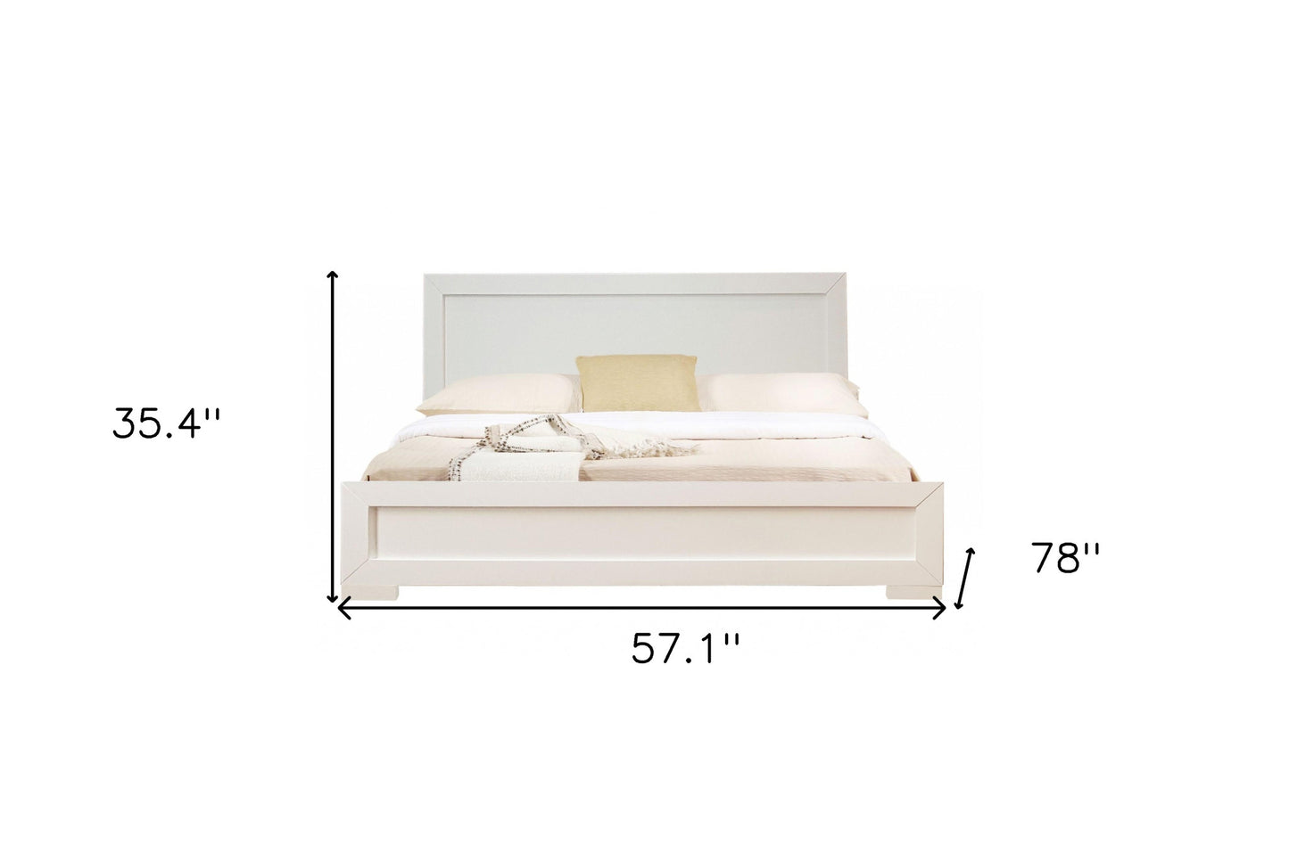 Solid Wood Twin Platform Bed