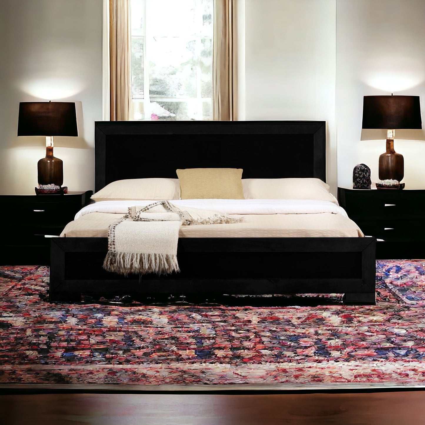 Solid Wood Twin Platform Bed