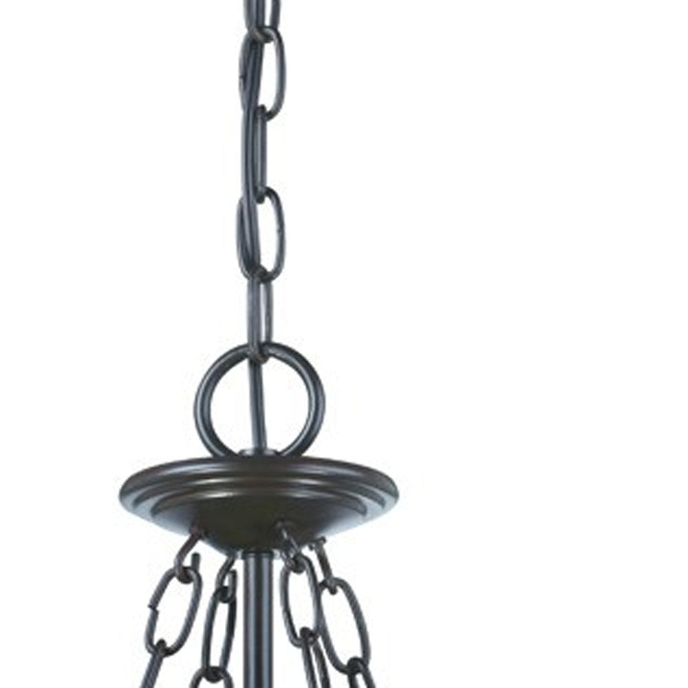 Belle 3-Light Architectural Bronze Hanging light