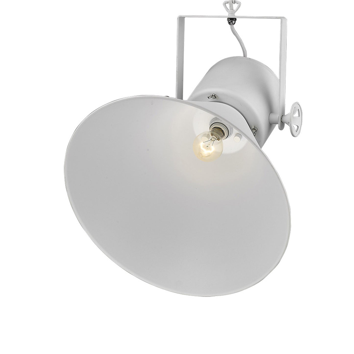 Crew 1-Light White Pendant