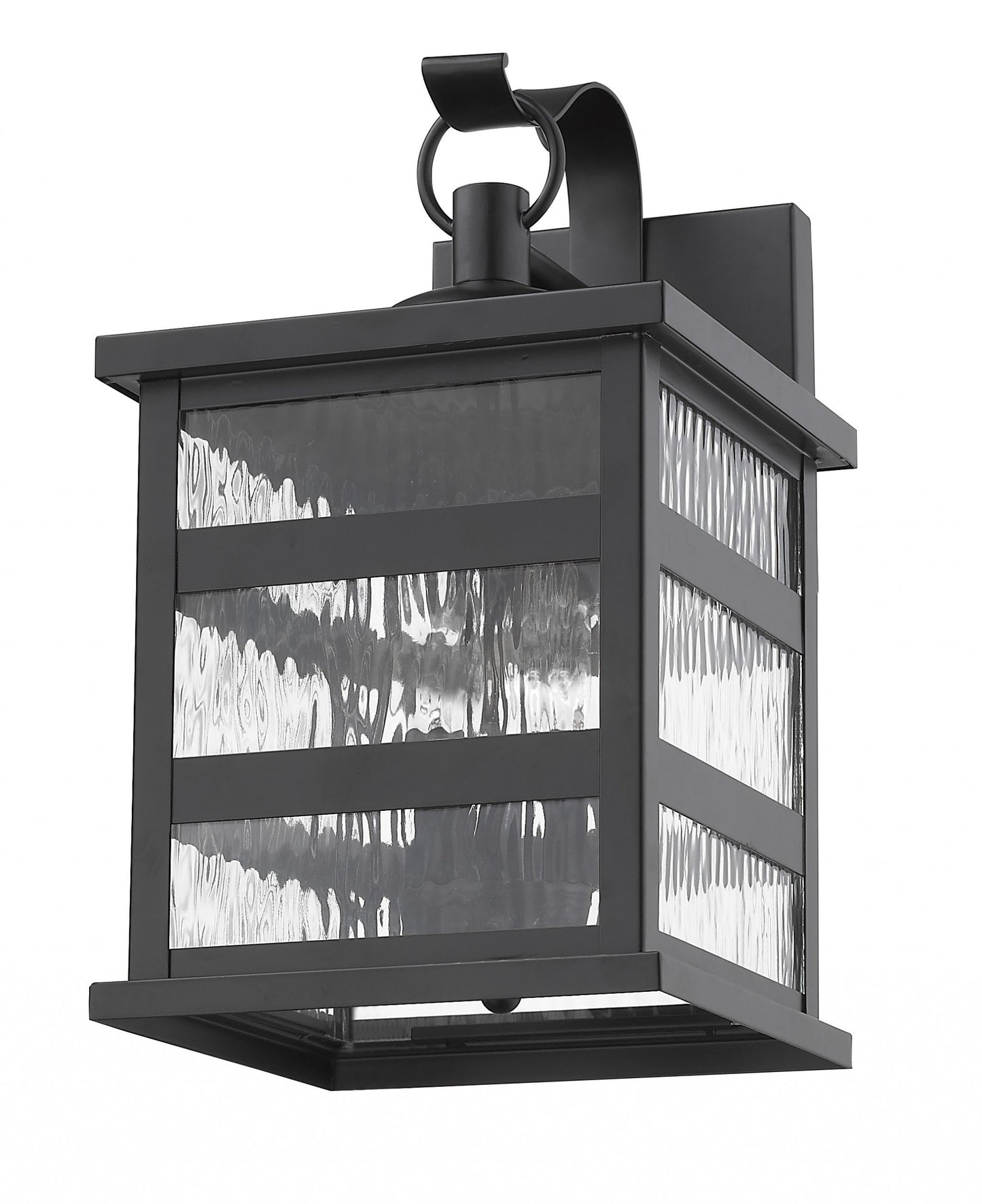 Morris 3-Light Matte Black Wall Light