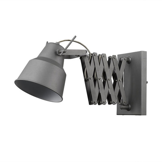 Plexus 1-Light Gray Sconce (Small)