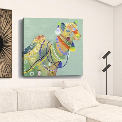 Moroccan Inspired Camel Unframed Print Wall Art