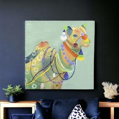 Moroccan Inspired Camel Unframed Print Wall Art