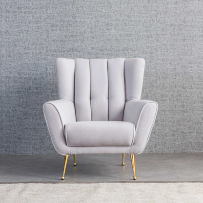 Gianna Modern Tufted French Boucle Armchair