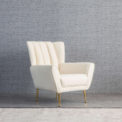 Gianna Modern Tufted French Boucle Armchair