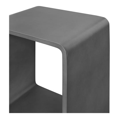 18" Grey Open Geo Cube Display Bookcase