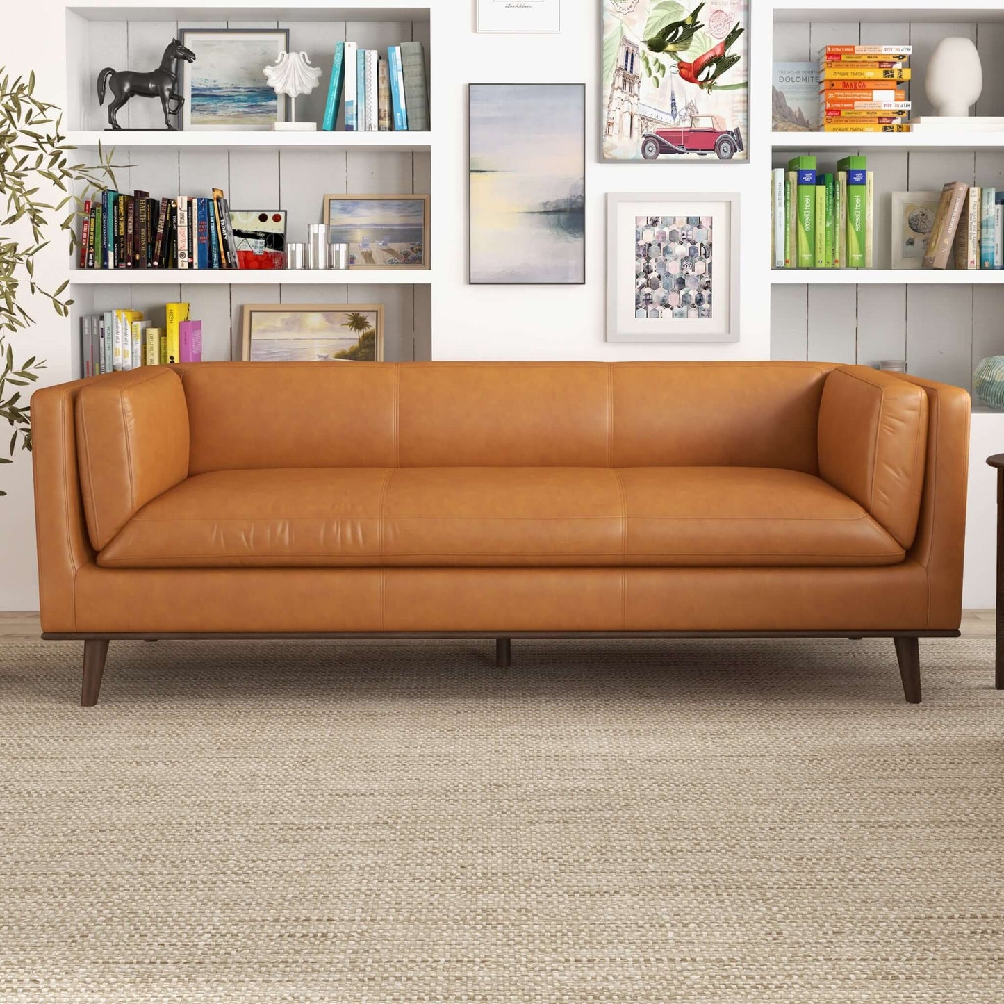 Cassidy Genuine Leather Sofa