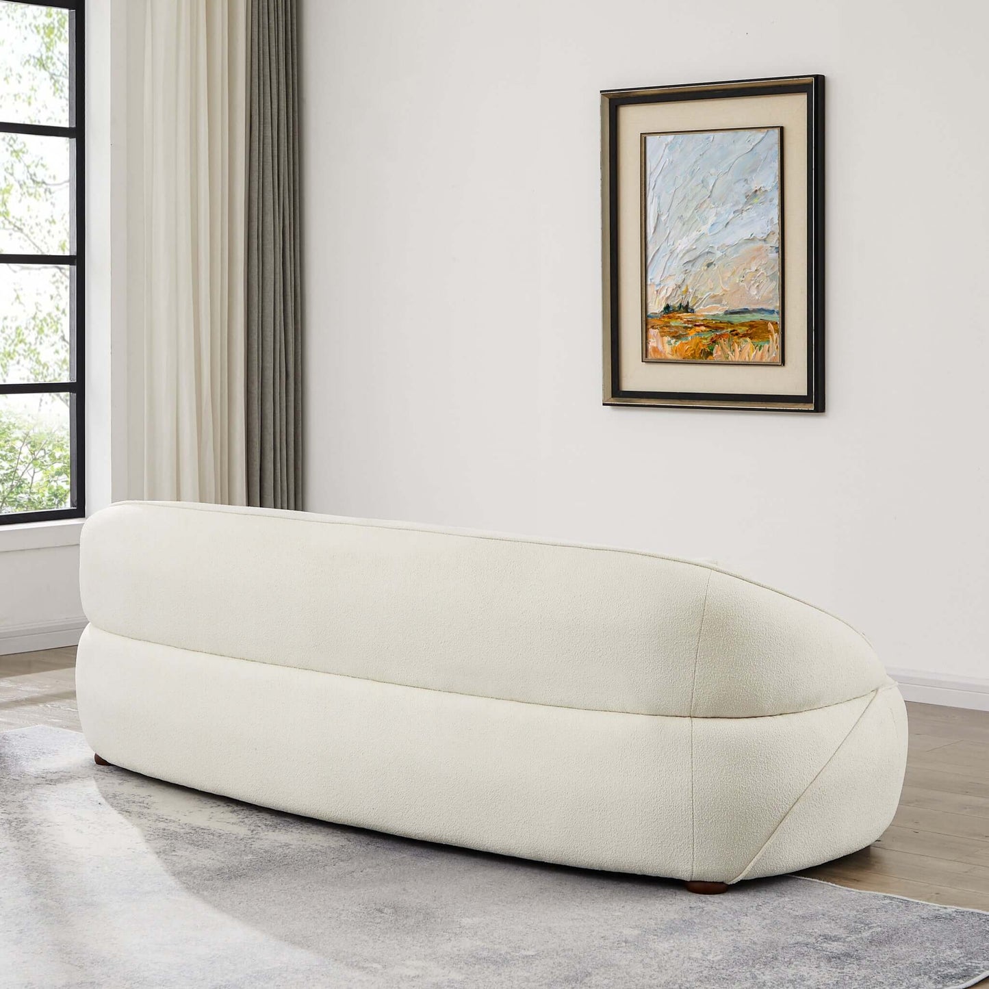 Andrew Japandi Style Boucle Sofa