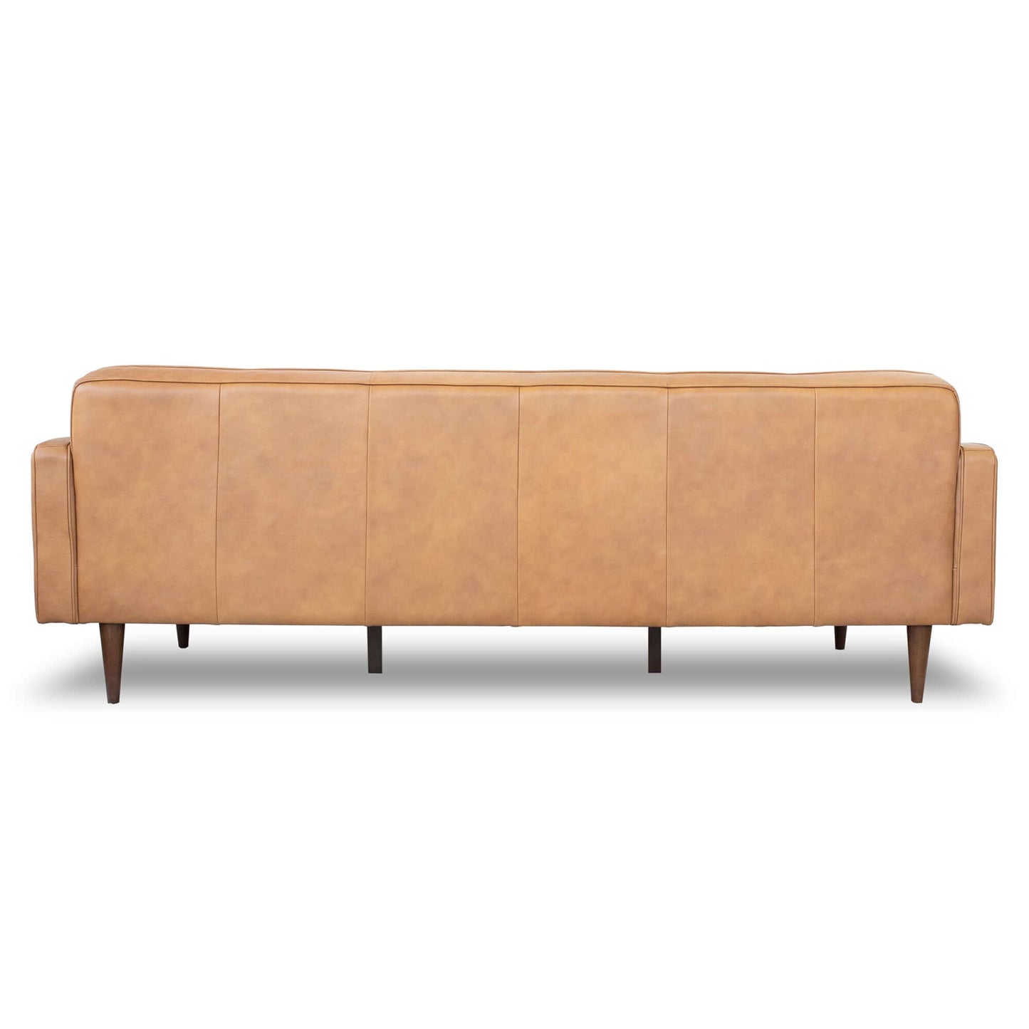 Giselle Genuine Leather Sofa in Tan