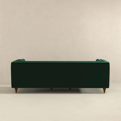 Evelyn Modern Green Velvet Luxury Chesterfield Sofa