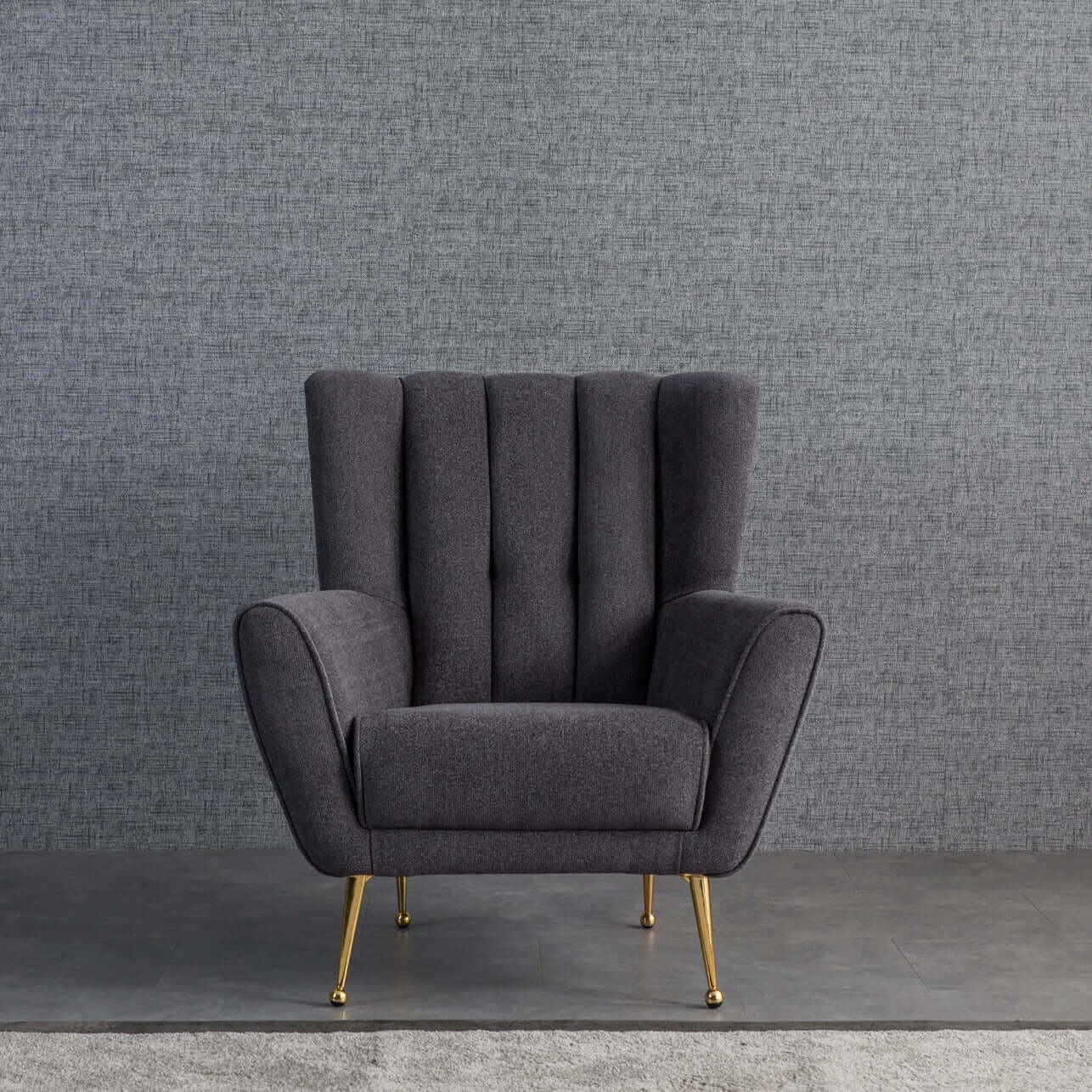 Gianna Modern Tufted French Boucle Armchair