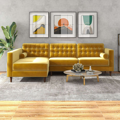 Christian Velvet Sectional