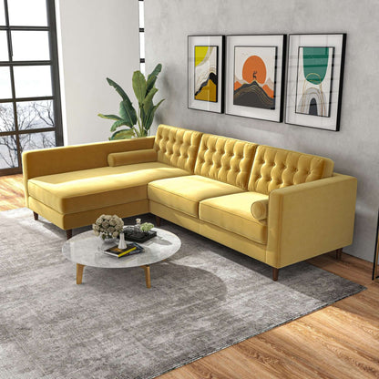 Christian Velvet Sectional