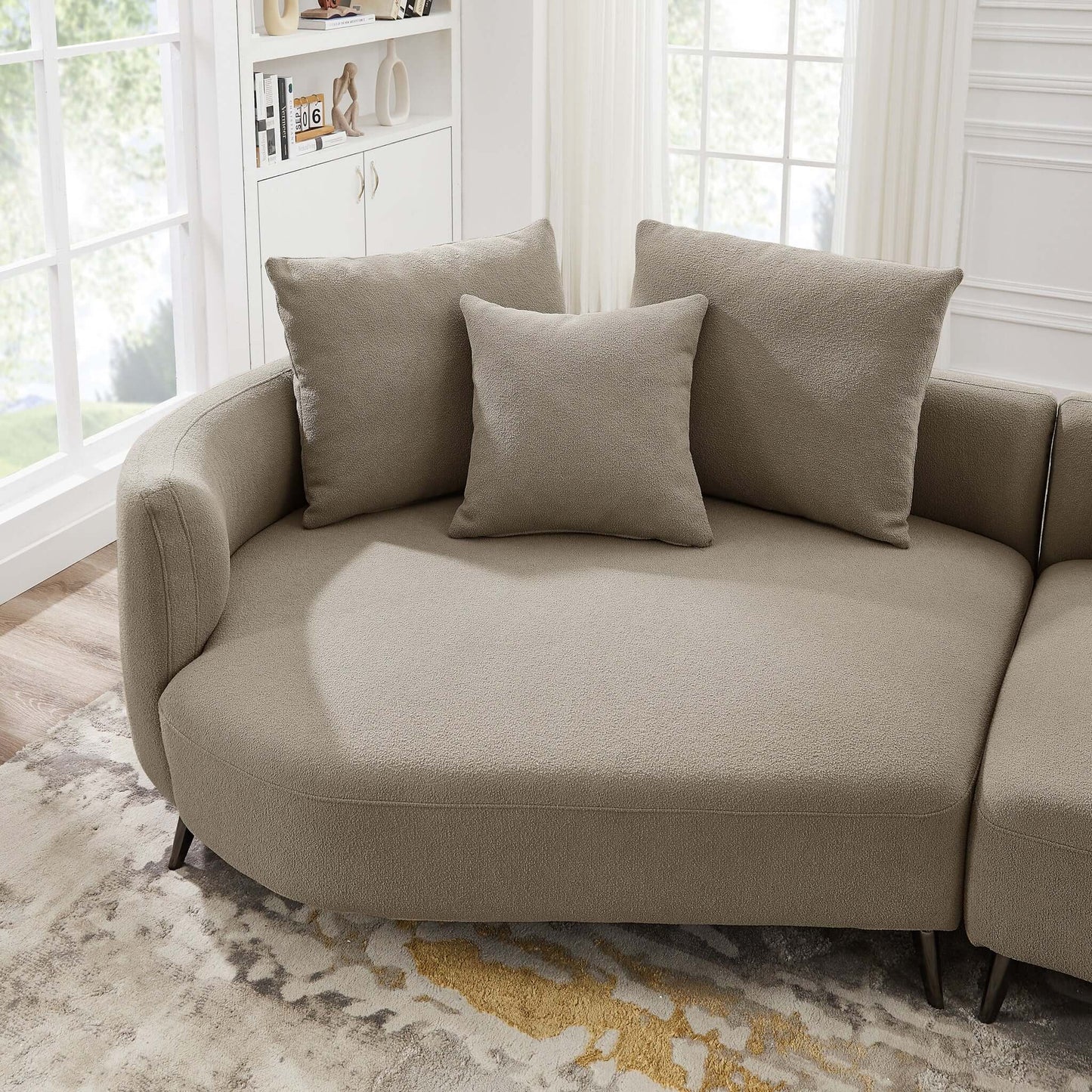 McKenzie Modern Boucle Sectional Sofa