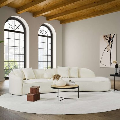 Elijah Japandi Style Curvy Sectional