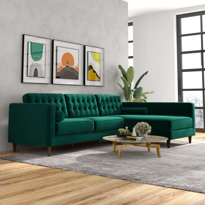 Christian Velvet Sectional