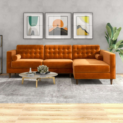 Christian Velvet Sectional