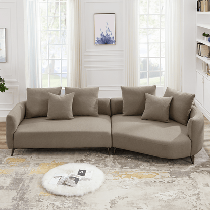 McKenzie Modern Boucle Sectional Sofa