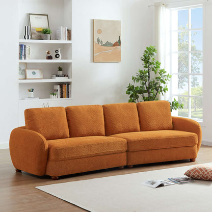 Paton Modern 114.5'' Boucle Fabric Sofa