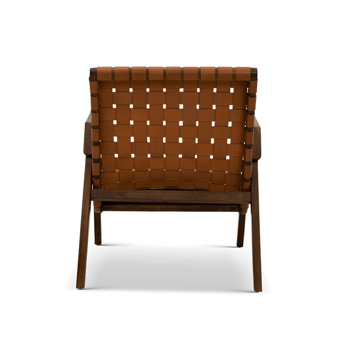 David Genuine Leather Teak Lounge Chair | Ashcroft Furniture | Houston TX | The Best Drop shipping Supplier in the USA