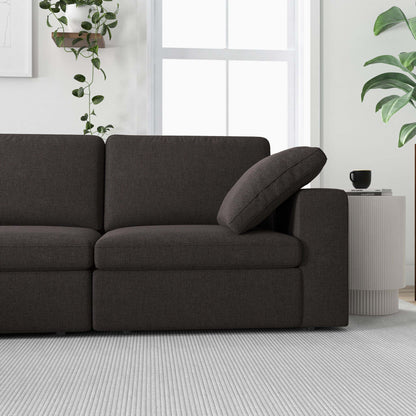 Cecilia Modular Corner Sectional Sofa Dark Gray | Ashcroft Furniture | The Best Drop shipping Supplier in the USA