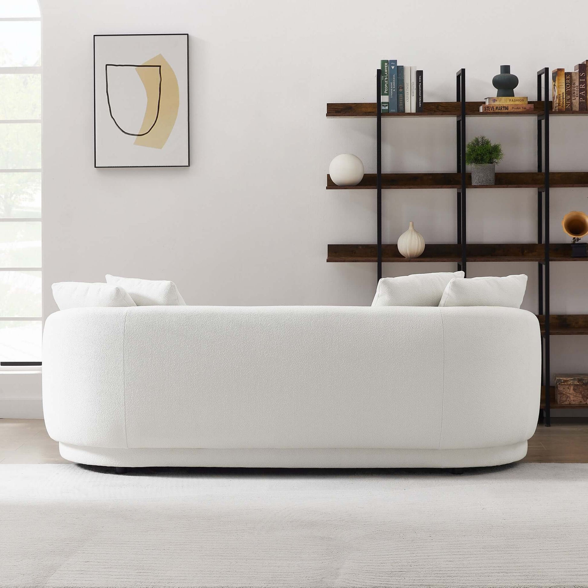 Dylan Sofa - Beige Boucle | Ashcroft Furniture | Houston TX | The Best Drop shipping Supplier in the USA