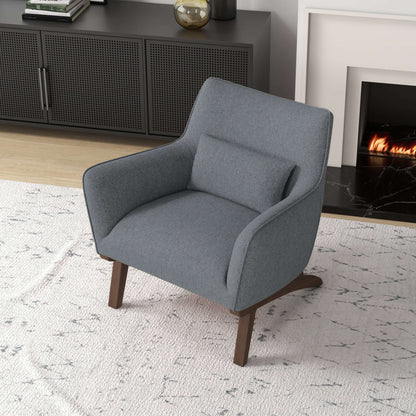 Brayden Lounge Chair - Gray Linen | Ashcroft Furniture | Houston TX | The Best Drop shipping Supplier in the USA