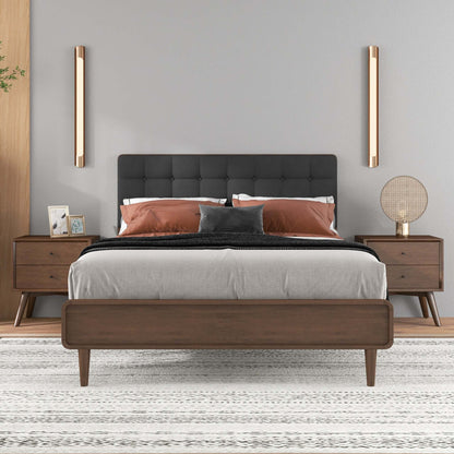 Bryce Queen Bed (Queen Size - Dark Grey) | Ashcroft Furniture | Houston TX | The Best Drop shipping Supplier in the USA