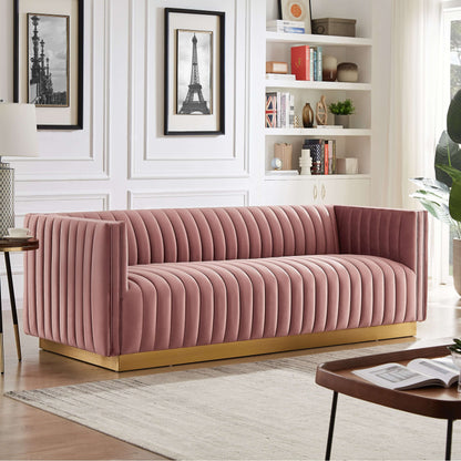 Manuel Modern Luxury Velvet Couch