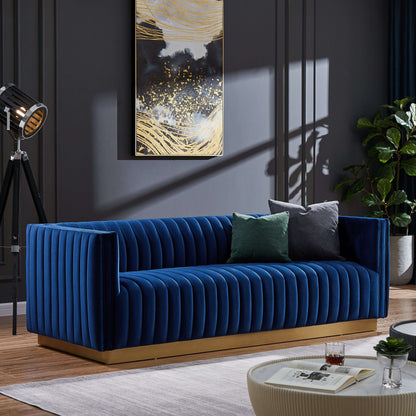 Manuel Modern Luxury Velvet Couch