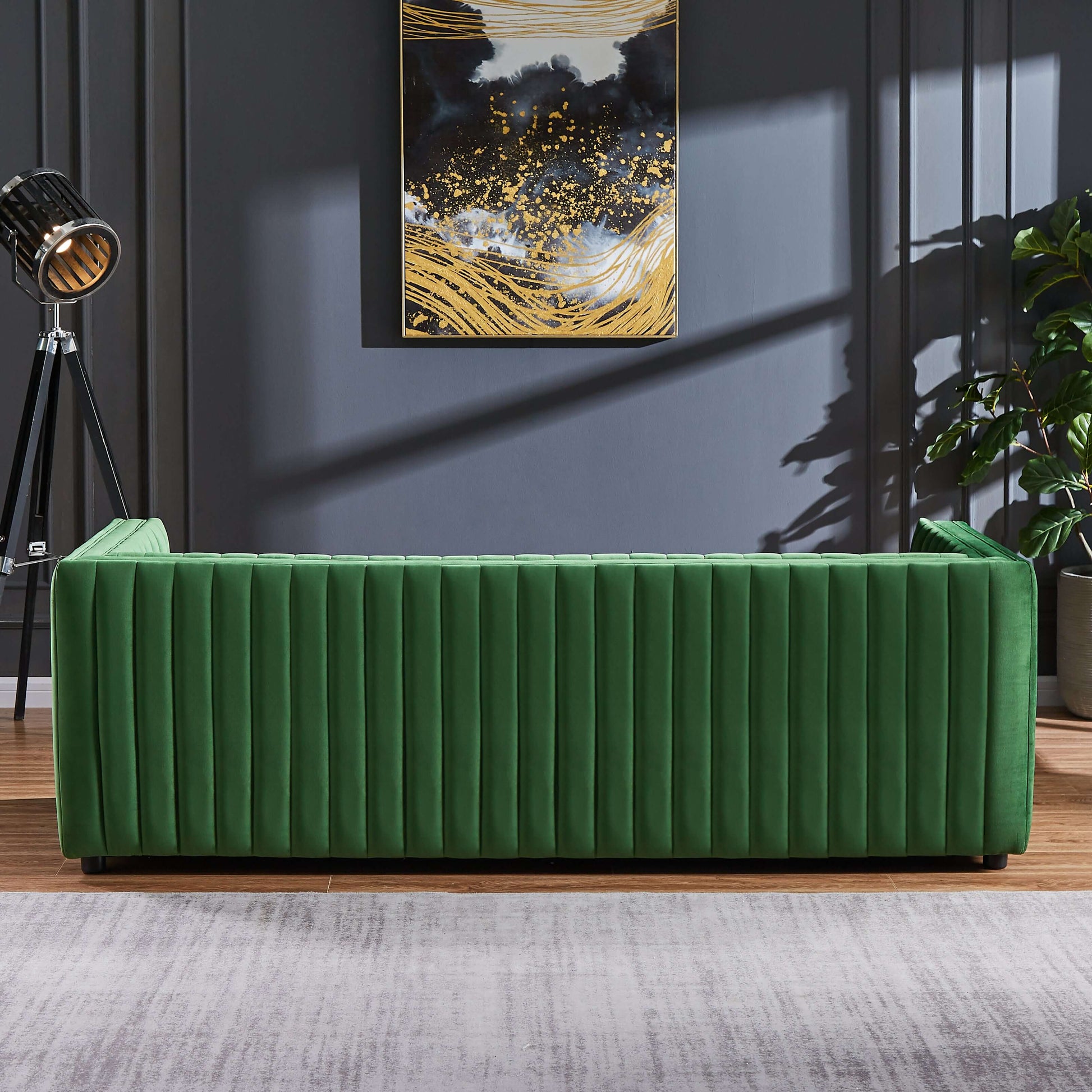 Dominic Sofa - Green Velvet | Ashcroft Furniture | Houston TX | The Best Drop shipping Supplier in the USA