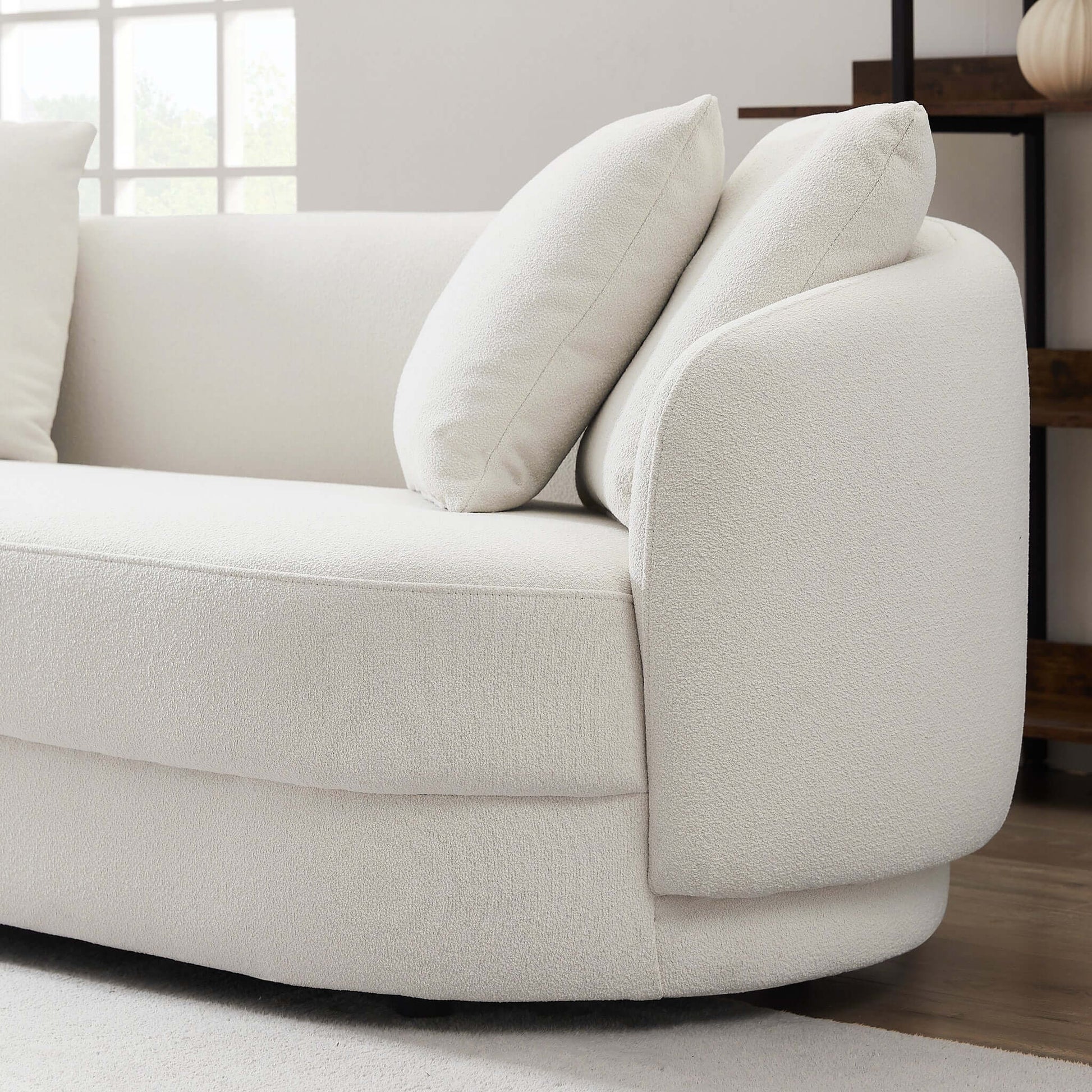 Dylan Sofa - Beige Boucle | Ashcroft Furniture | Houston TX | The Best Drop shipping Supplier in the USA